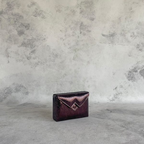 Box Clutch Mini Bronze