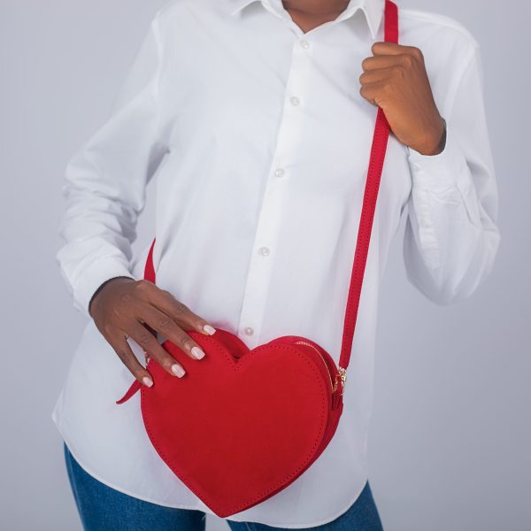 Love Heart Bag Red